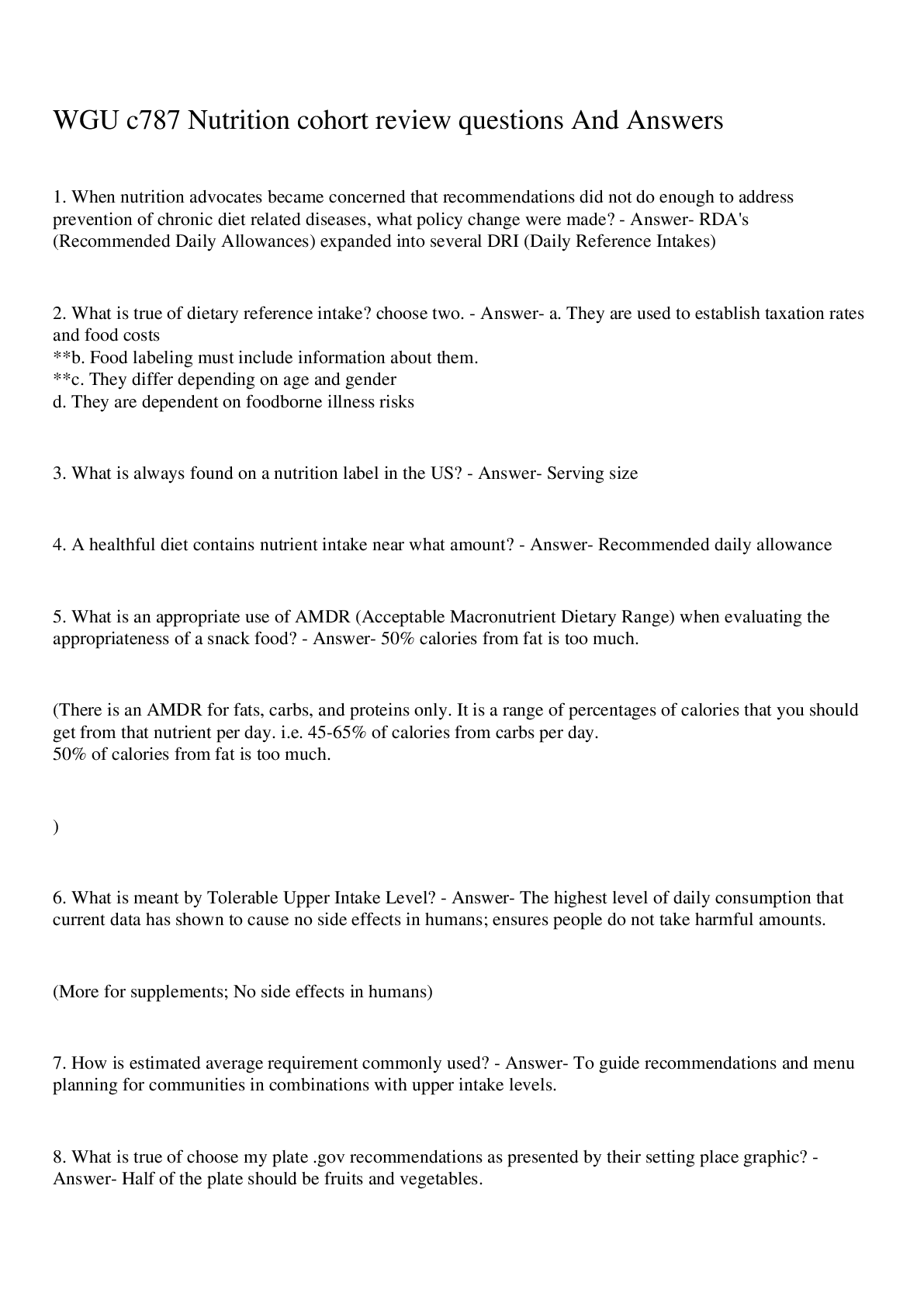 Preview image for Fresenius Training Exam Questions And Answers